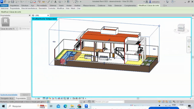 REVIT 2023 - Sobrado De Alto Padrão – Screenshot 1