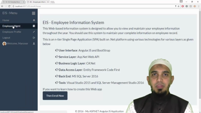 Angularjs Live Project – Screenshot 1