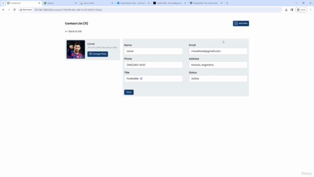 Full Stack ReactJS with Spring Boot – Screenshot 1