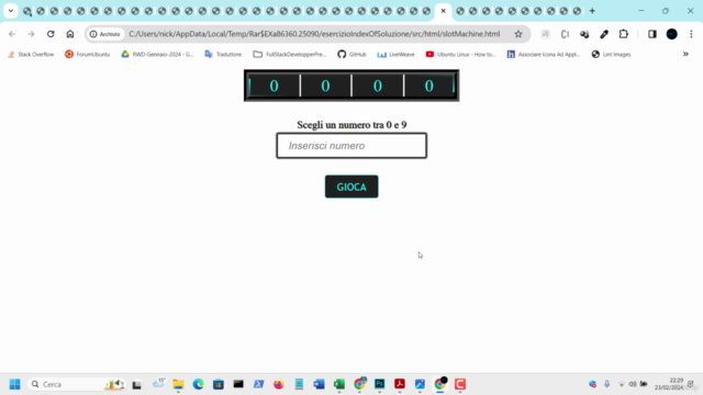 Javascript per web developer da zero a esperti – Screenshot 1