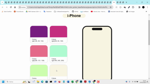 Javascript per web developer da zero a esperti – Screenshot 2