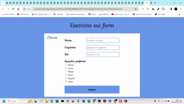 Javascript per web developer da zero a esperti – Screenshot 3
