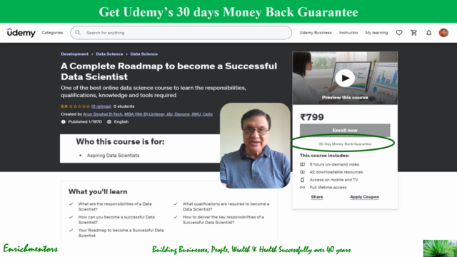 Master in Data Science to become a Data Scientist – Screenshot 4