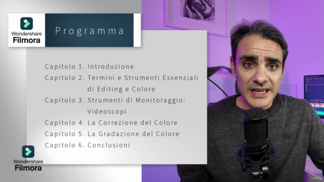 Filmora Masterclass: Correzione e Gradazione del Colore – Screenshot 3
