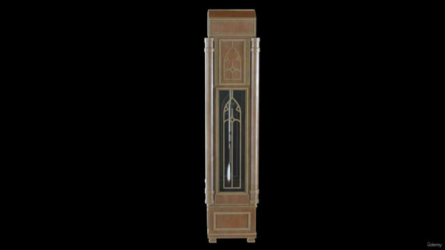 Creating a Hall Clock in Blender and Substance Painter – Screenshot 1