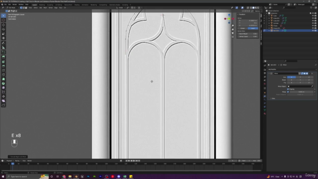 Creating a Hall Clock in Blender and Substance Painter – Screenshot 3