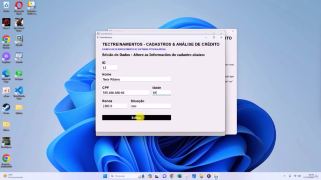 Desenvolvimento de Sistemas com Java, Python e MySQL – Screenshot 4