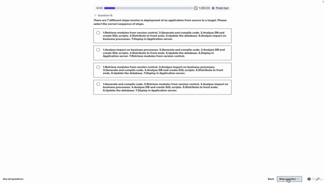 OutSystems Associate Tech Lead Exam Practice Set – Screenshot 1