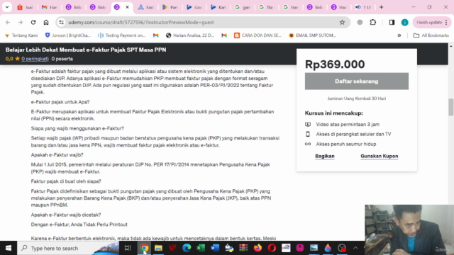 Belajar Lebih Dekat Membuat e-Faktur Pajak SPT Masa PPN – Screenshot 1