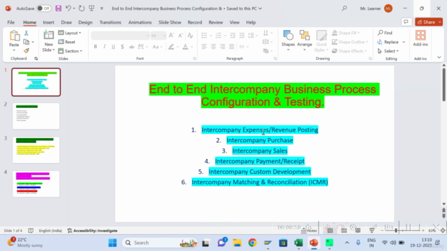 REALTIME SAP INTERCOMPANY TRANSACTION DESIGN,BUILD & TESTING – Screenshot 2