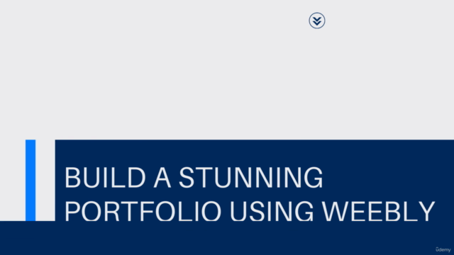 Build a Stunning Portfolio Using Weebly – Screenshot 1