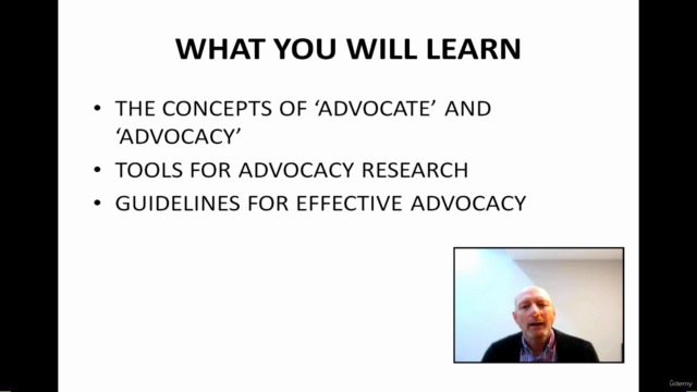 PLANNING FOR ADVOCACY – Screenshot 2