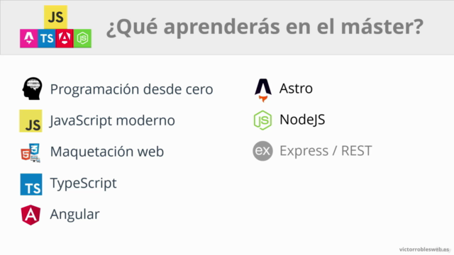 Master en JavaScript 2025: Aprender JS, Angular, Node, Astro – Screenshot 2