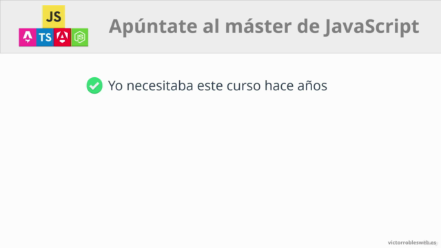 Master en JavaScript 2025: Aprender JS, Angular, Node, Astro – Screenshot 4