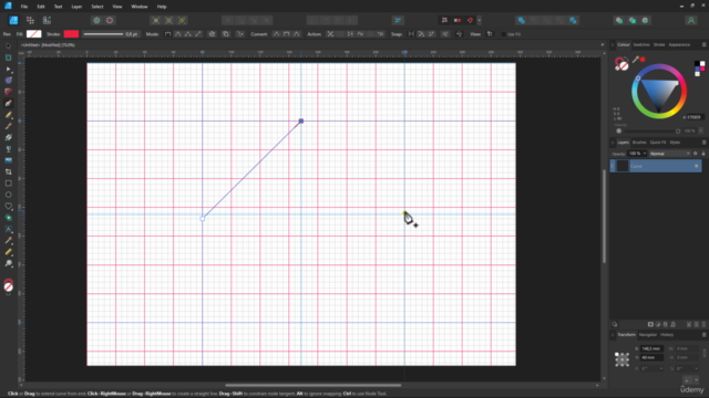 Kurs Affinity Designer Pen tool – ilustracje flat design – Screenshot 2