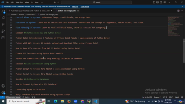 Python for DevOps, Cloud, Platform Engineers, and SRE – Screenshot 3