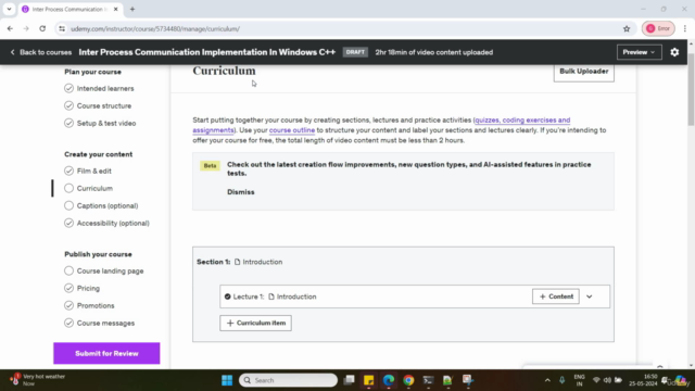 Inter Process Communication Implementation In Windows C++ – Screenshot 1