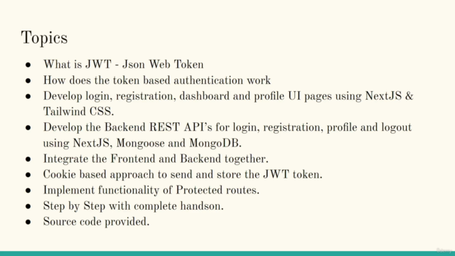 Develop Secure Apps with NextJS14, Json Web Token & Cookies – Screenshot 3