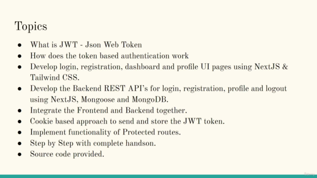 Develop Secure Apps with NextJS14, Json Web Token & Cookies – Screenshot 4