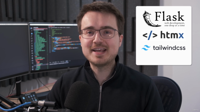 Rapid Development with Flask, HTMX, TailwindCSS and AlpineJS – Screenshot 1