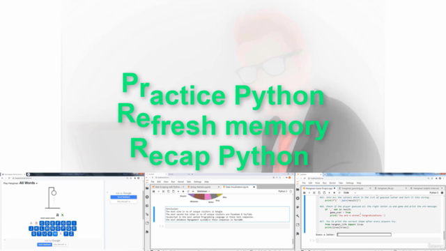 Python One Week Warp Up: Python Recap for Next Interview. – Screenshot 3