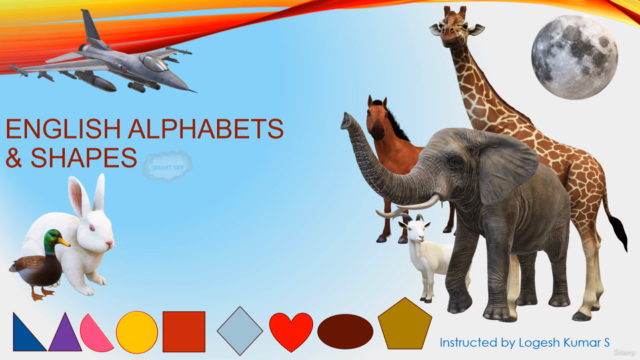English Alphabets & Shapes – Screenshot 4