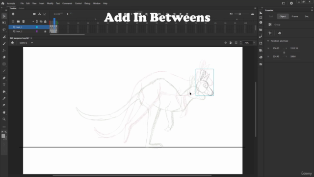Learn Animal Walks & Runs in Adobe Animate – Screenshot 2