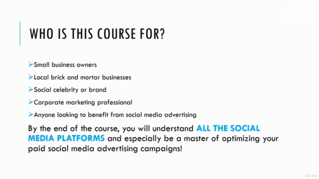 Social Media Marketing MASTERY 2024 | Ads on 10+ Platforms - Screenshot_02