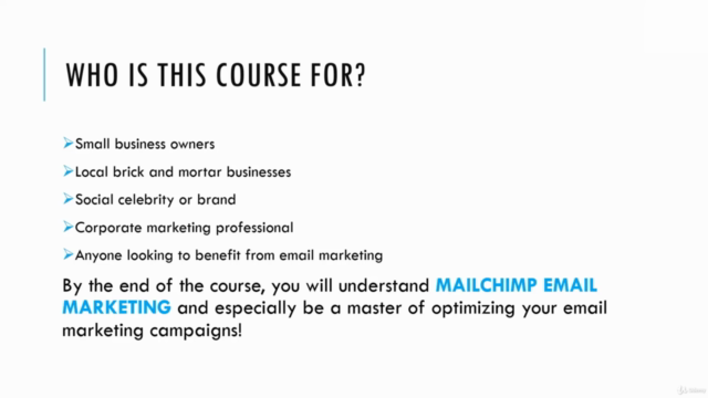 The Complete Mailchimp Email Marketing Course for 2024 - Screenshot_01