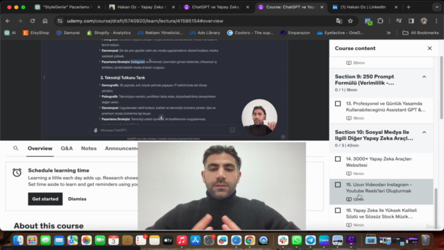 ChatGPT ve Yapay Zeka ile Sosyal Medya Pazarlama Uzmanlığı – Screenshot 4