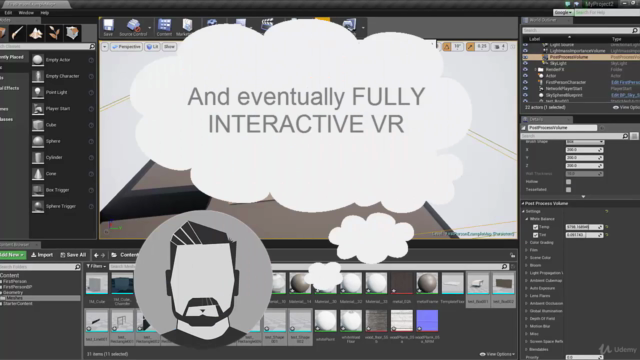 Unreal Engine 4: Project Based VR Course for Arch Viz in UE4 – Screenshot 1