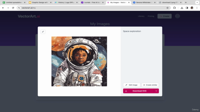 Designing Logo, Vector Arts, Icons, Packaging & QR with AI – Screenshot 3