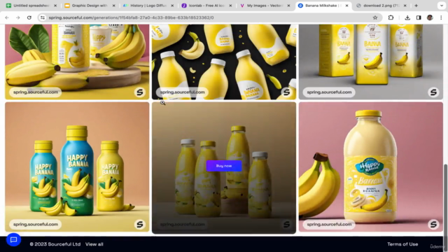 Designing Logo, Vector Arts, Icons, Packaging & QR with AI – Screenshot 4