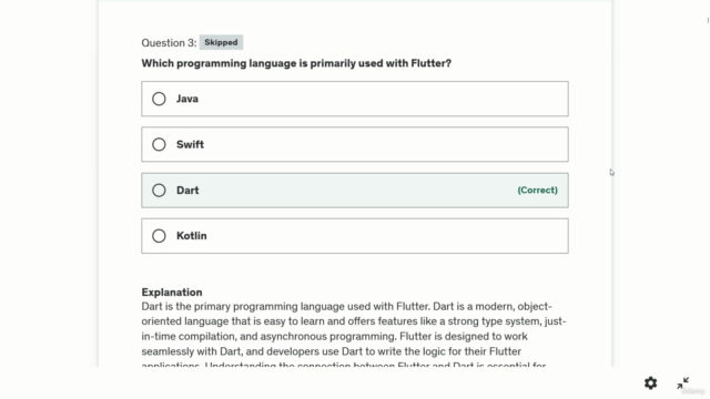 600+ Flutter Interview Questions Practice Test – Screenshot 2