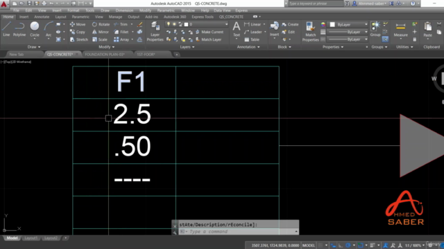 Autocad Total Volume For Structural Elements – Screenshot 2