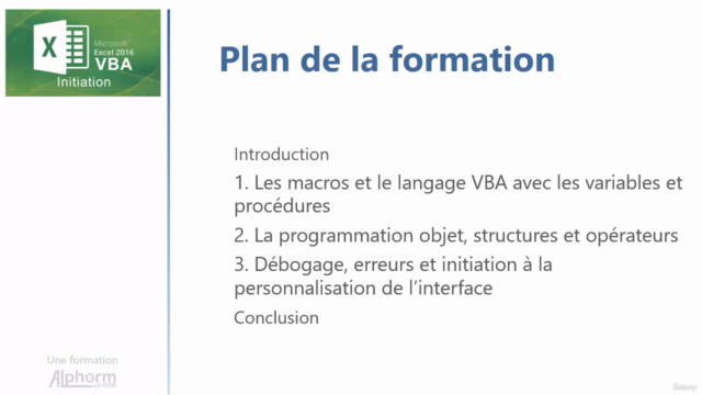 EXCEL 2016 VBA : Initiation – Screenshot 4