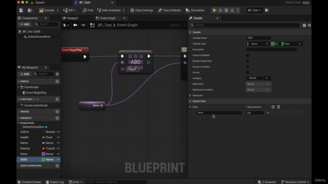 Unreal Engine 5 Blueprints: Inventory, Quests and Char Stats – Screenshot 3