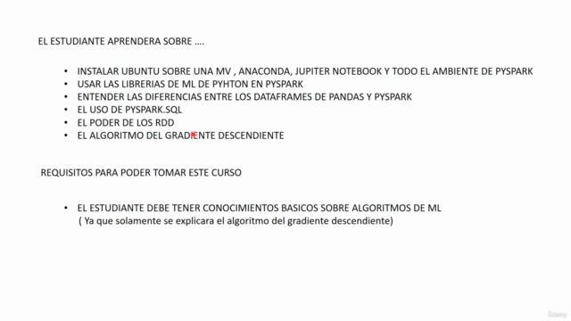 Pyspark desde cero orientado a machine learning – Screenshot 2
