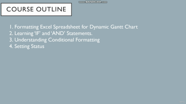 Develop Interactive Project Tracker and Gantt Chart in Excel – Screenshot 2