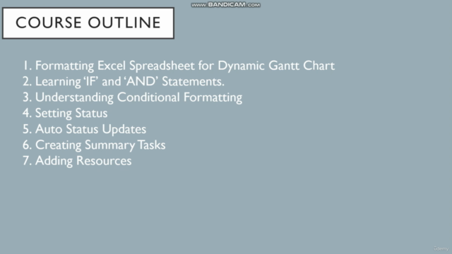 Develop Interactive Project Tracker and Gantt Chart in Excel – Screenshot 3