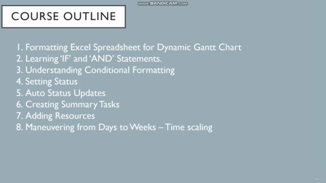 Develop Interactive Project Tracker and Gantt Chart in Excel – Screenshot 4