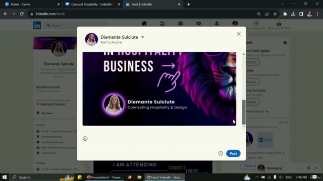 LinkedIn Carousel Post Design with Canva – Screenshot 2