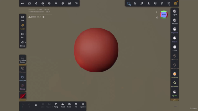 Nomad Sculpt - Module 01 - Petit Robot avec textures – Screenshot 1