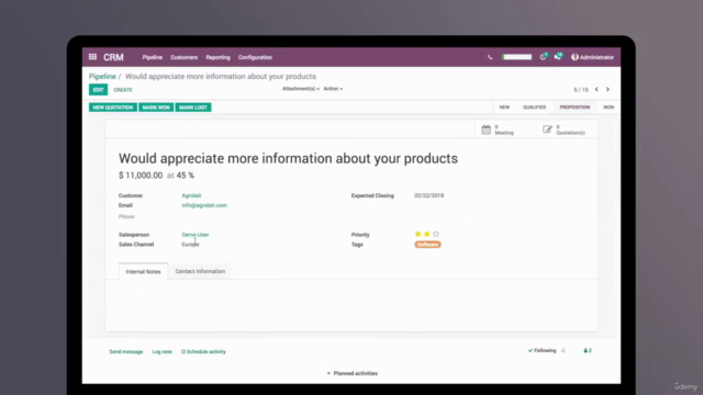 Automated A CRM& Rental&Subscriptions System with ODOO AI – Screenshot 2