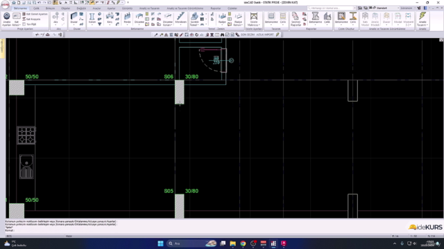 ideCAD Statik İle Betonarme Ruhsat Projesi Hazırlama – Screenshot 4