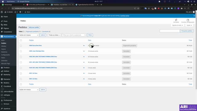 Crie Sites para Agendamento de Barbearias – Screenshot 3