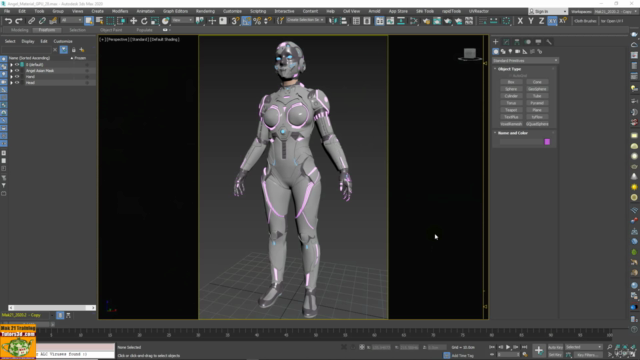 Dalla Ai al 3D, 3ds max Cyborg Making of. – Screenshot 1