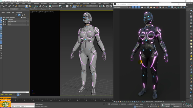 Dalla Ai al 3D, 3ds max Cyborg Making of. – Screenshot 4