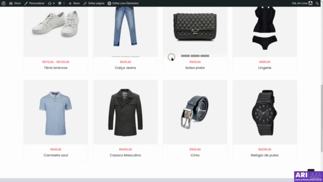 Crie sua Loja Virtual com Wordpress (3 Projetos Reais) 2024 – Screenshot 1