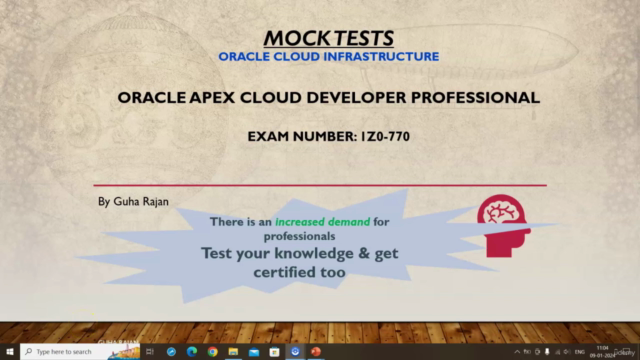 Mock Exams-1Z0-770: Oracle APEX Cloud Developer Professional - Screenshot_01